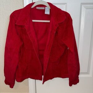 Red Corduroy Jacket